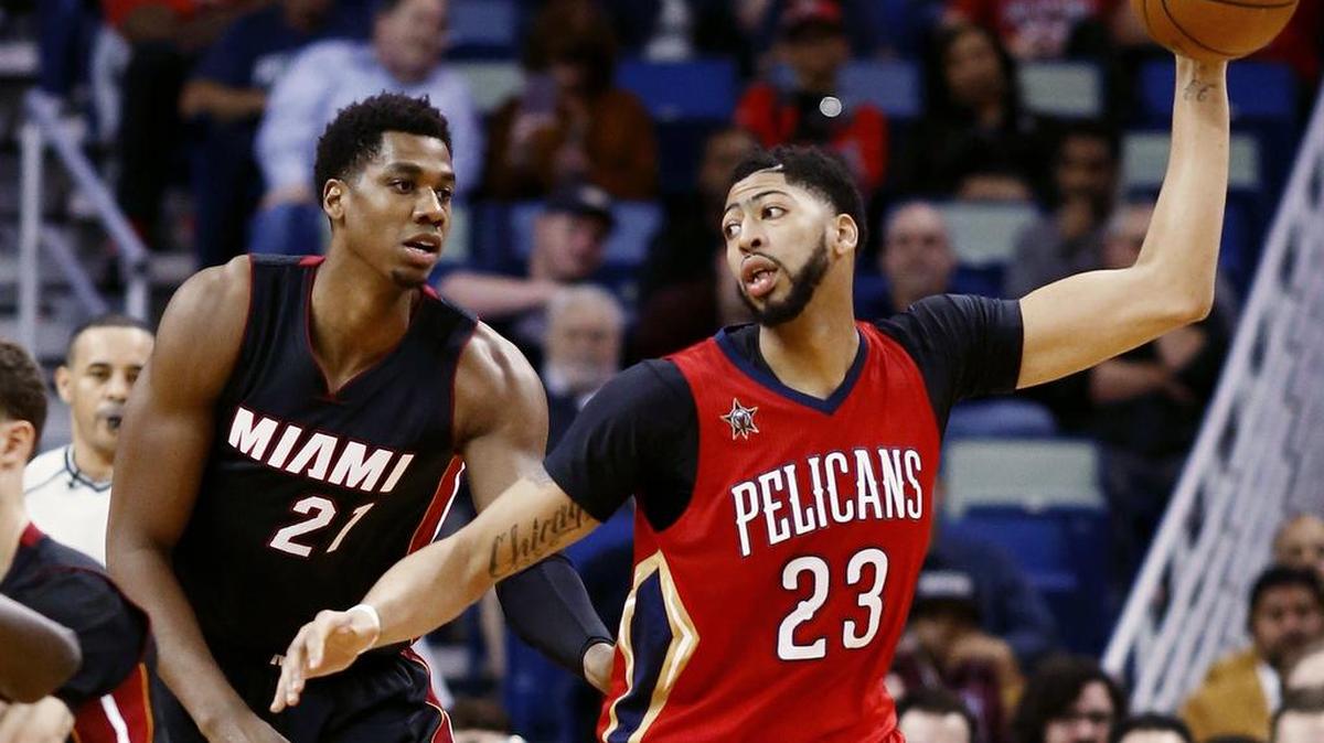 Center Hassan Whiteside (21), who grew up in Gastonia, has become one of the NBA’s top interior defenders. He signed a huge contract extension with the Miami Heat over the summer.