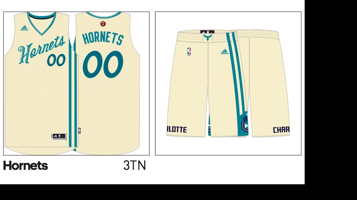 
The Charlotte Hornets’ Christmas uniforms
