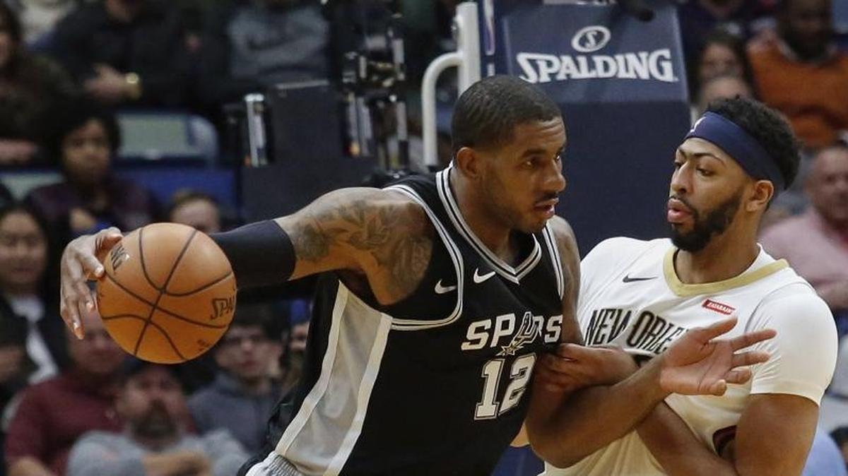 San Antonio Spurs forward LaMarcus Aldridge (12) is averaging a near 20-10 this season (21.8 ppg., 8.3 rpg.) for a team playing without Kawhi Leonard.