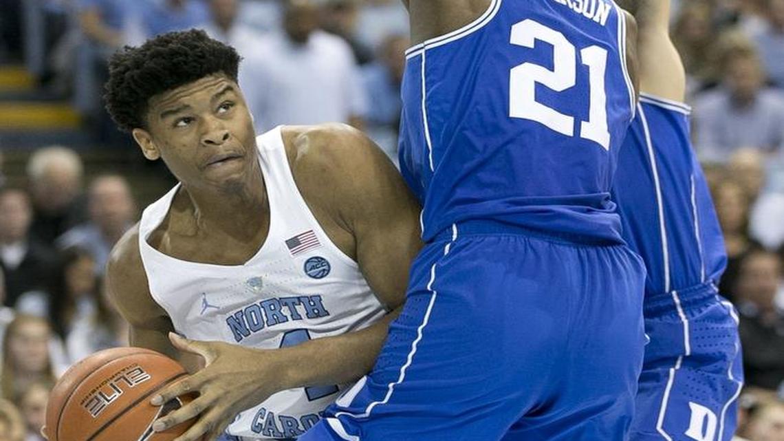 Wednesday, the Charlotte Hornets announced they had signed former North Carolina forward Isaiah Hicks, left.
