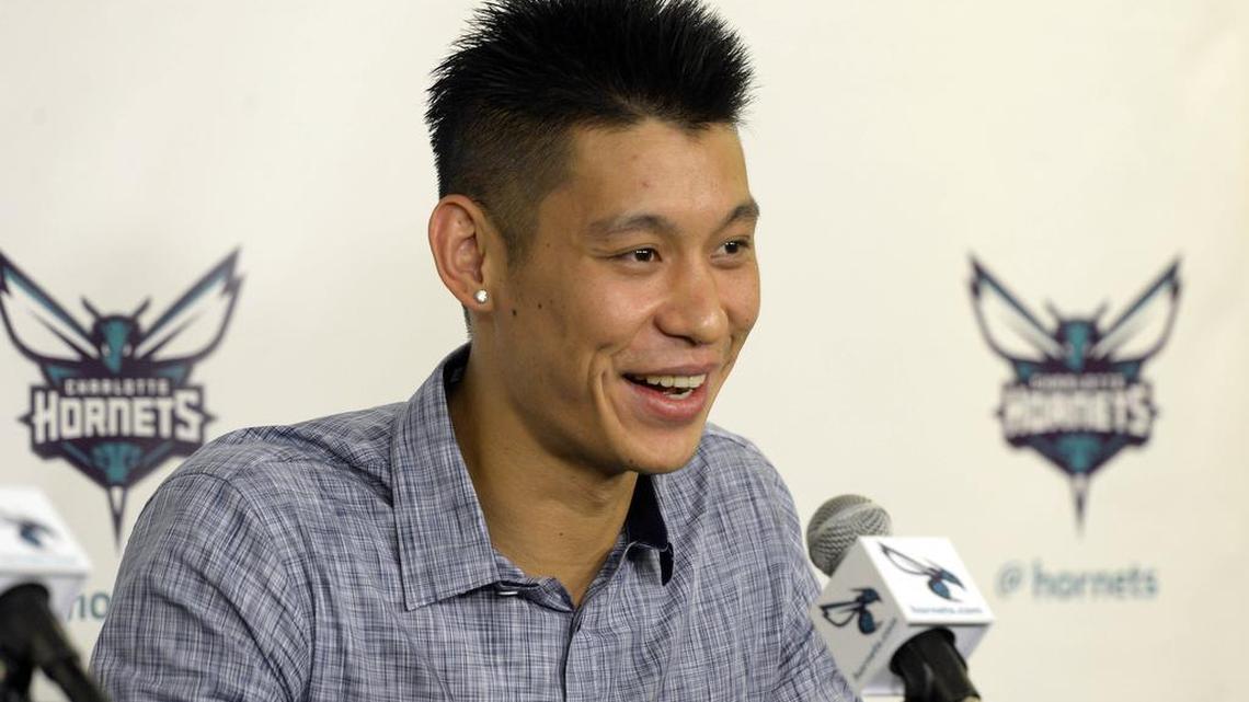 
Charlotte Hornets guard Jeremy Lin has learned to live with mob scenes whenever he visits China.
