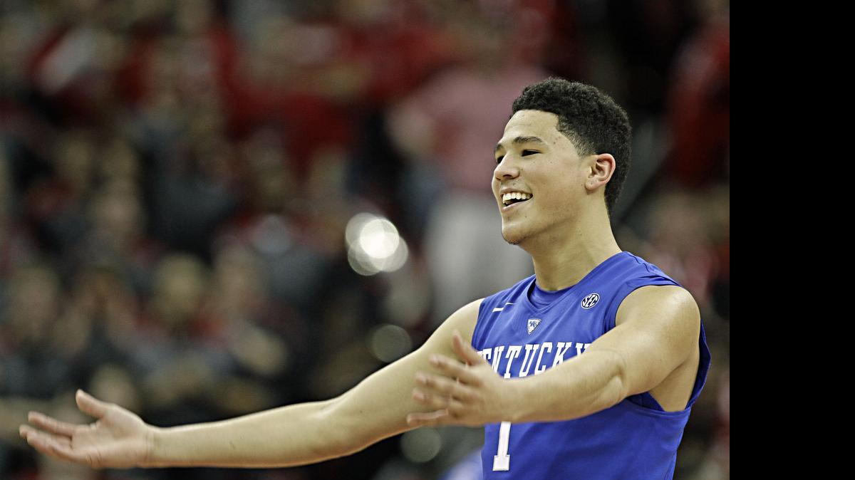 
Kentucky guard Devin Booker might be the best shooter in the 2015 NBA draft.
