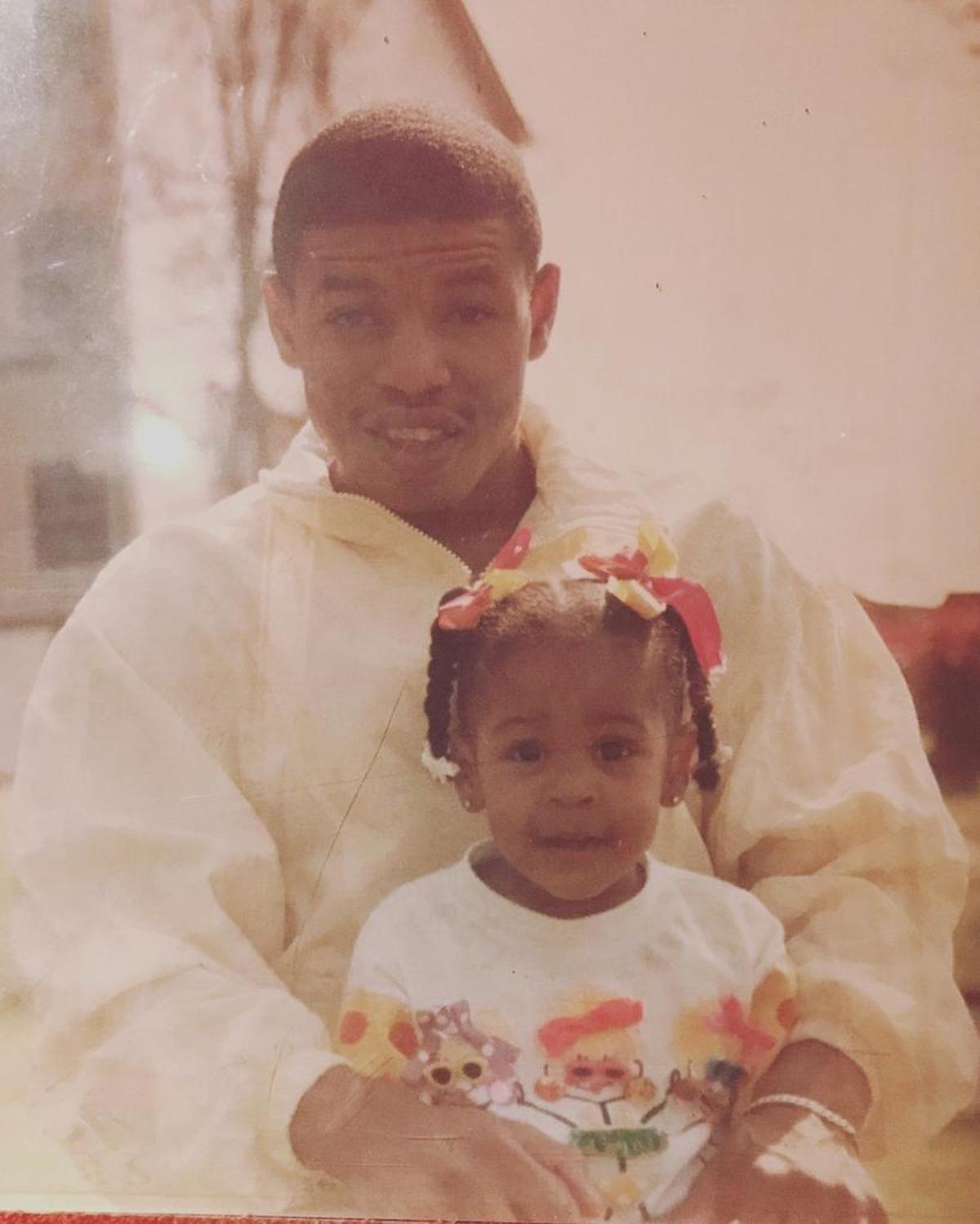 Muggsy Bogues and daughter Brittney.