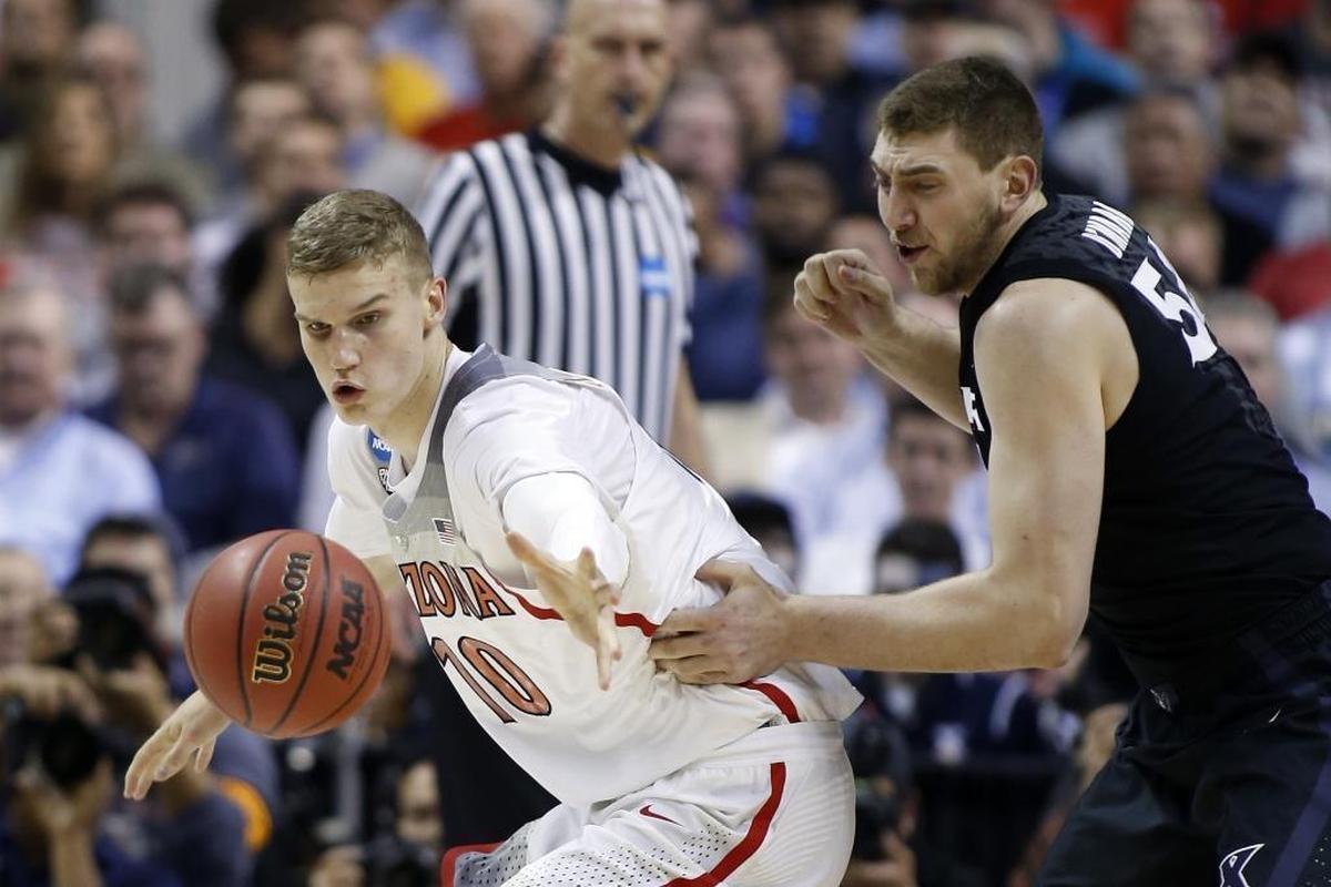 Lauri Markkanen, left, is a 7-footer that demonstrated in one season at Arizona that he sure can shoot (49 percent from the field, 42 percent from 3-point range).
