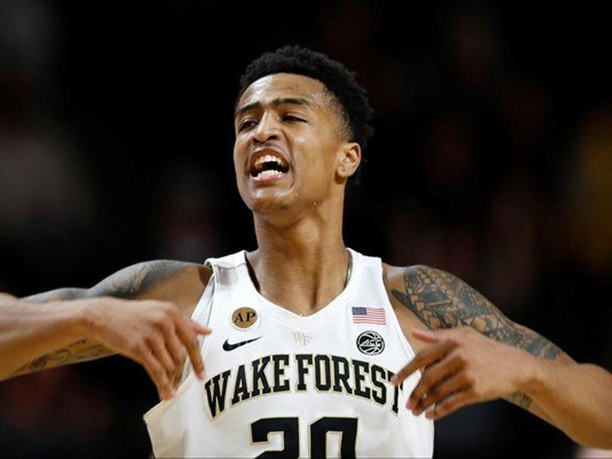 Former Wake Forest big man John Collins averaged nearly 20 points and 10 rebounds last season for the Deacons.
