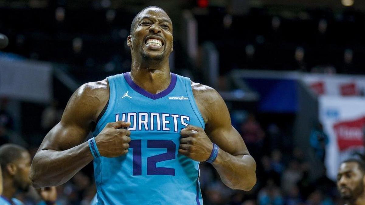 Charlotte center Dwight Howard had 26 points and 13 rebounds in the the Hornets’ 129-124 overtime victory against the Washington Wizards Wednesday night at the Spectrum Center.