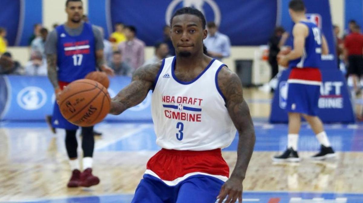 N.C. State’s Anthony "Cat" Barber, here at the NBA Combine, has been all over the country auditioning for 11 teams.
