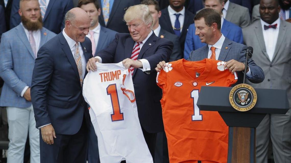 President Trump announces date for Clemson’s White House visit