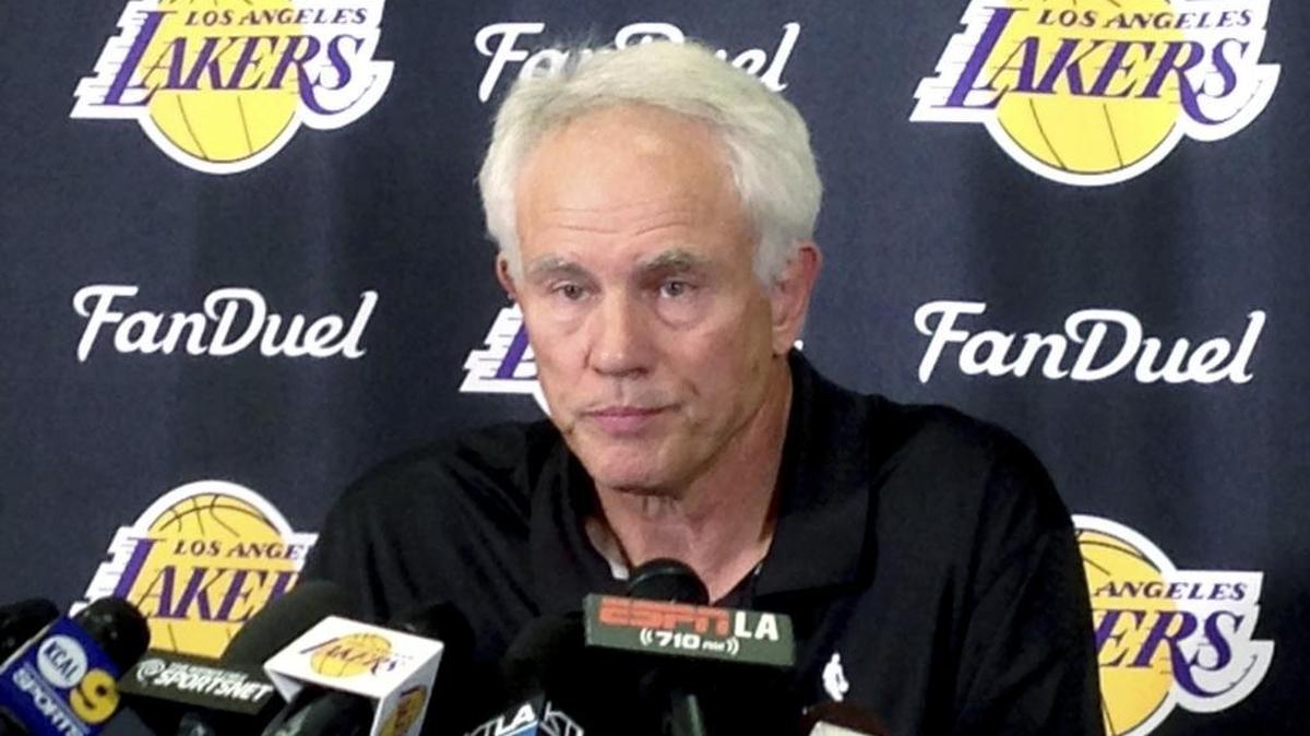 Mitch Kupchak, the longtime Los Angeles Lakers general manager who is rumored to be in the mix for the same position with the Charlotte Hornets, said Friday there has been “nothing at all” conversation-wise between he and the Hornets.
