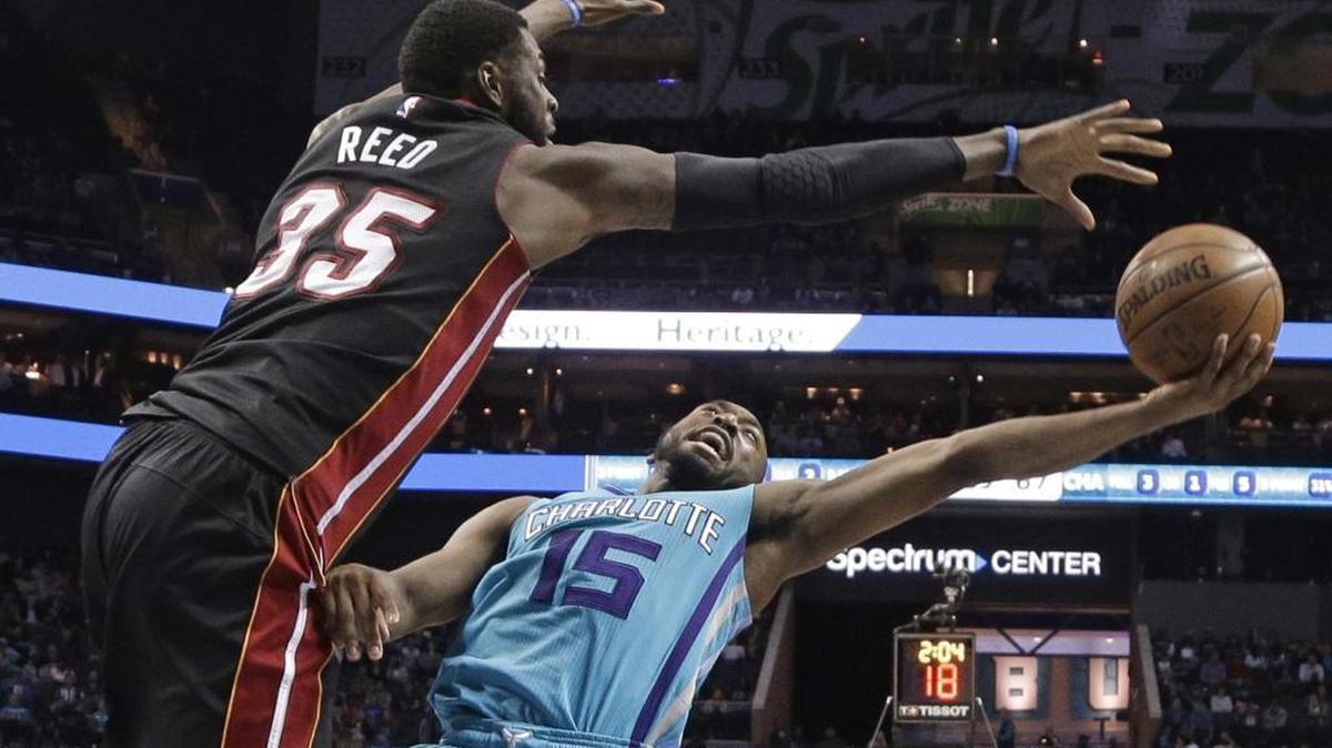 All-Star point guard Kemba Walker, right, is the only current Hornets player who made NBA2K’s all-time Charlotte NBA team, announced Thursday.