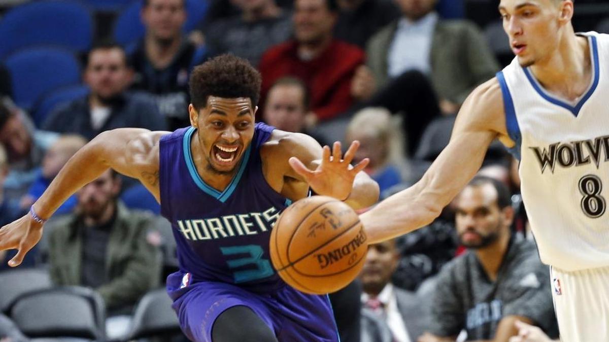 Charlotte Hornets guard Jeremy Lamb, left, played well for the first 27 games of last season. But the season is 82 games.