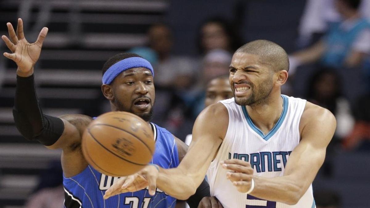 The Charlotte Hornets expect to have Nic Batum, right, back for Saturday’s game against the Washington Wizards after he missed two games with a migraine.