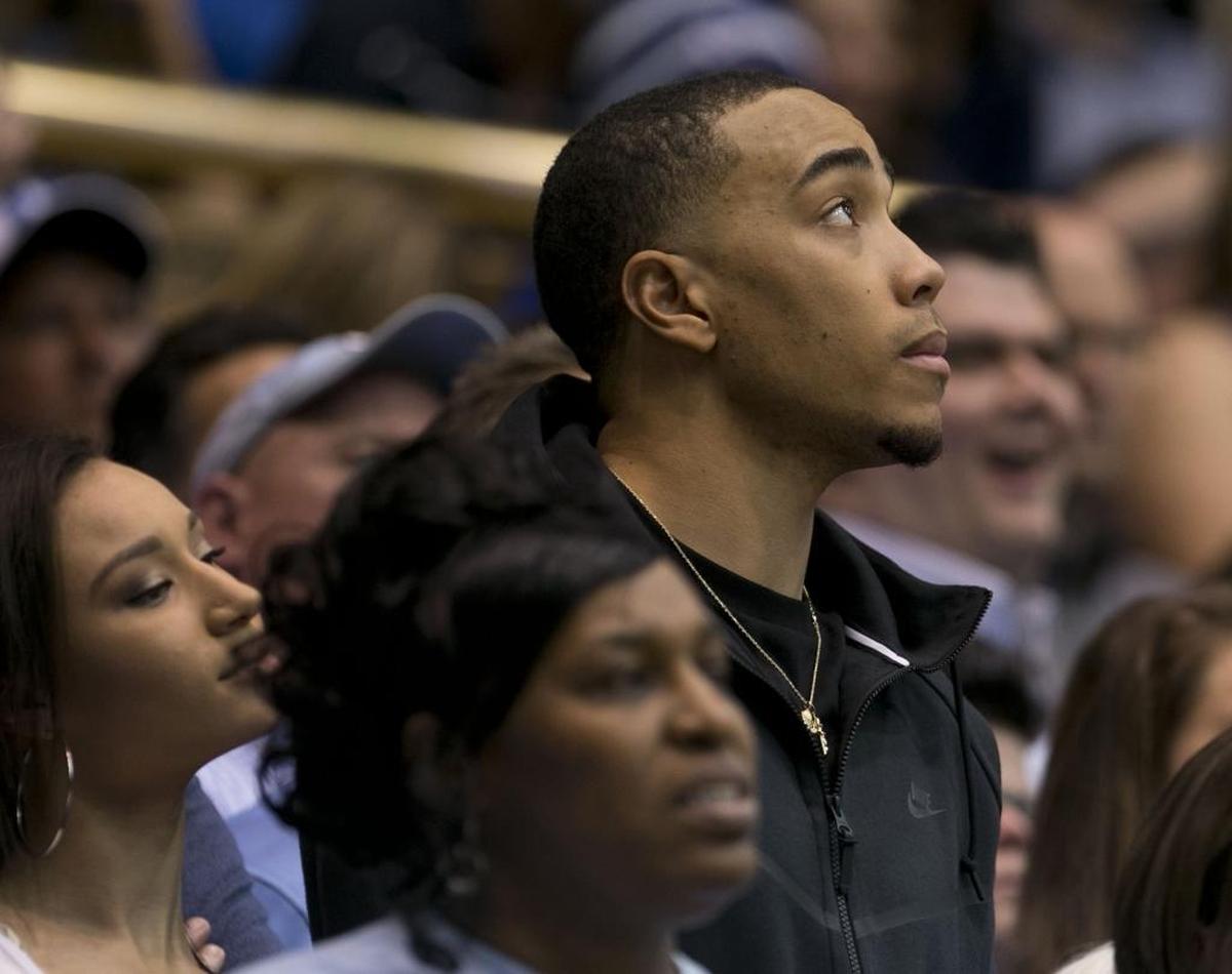In the NBA, Brice Johnson, seen here at the UNC - Duke game in February 2017, saw little playing time his first two seasons. Relief came in the form of two trades.
