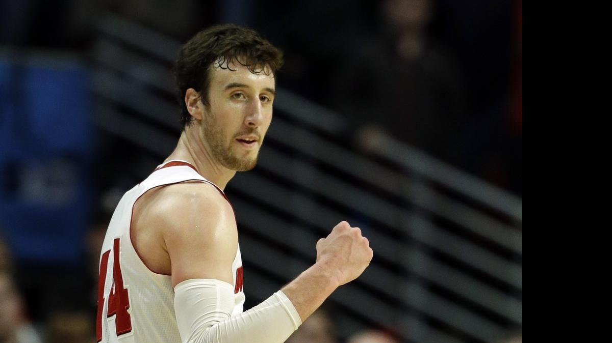 
Wisconsin's Frank Kaminsky could by the Charlotte Hornets pick in the NBA Draft on Thursday.
