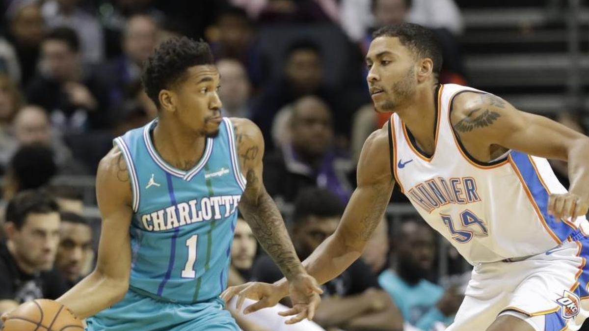 Minutes for Charlotte Hornets rookie Malik Monk (1) have fallen significantly since mid-December.