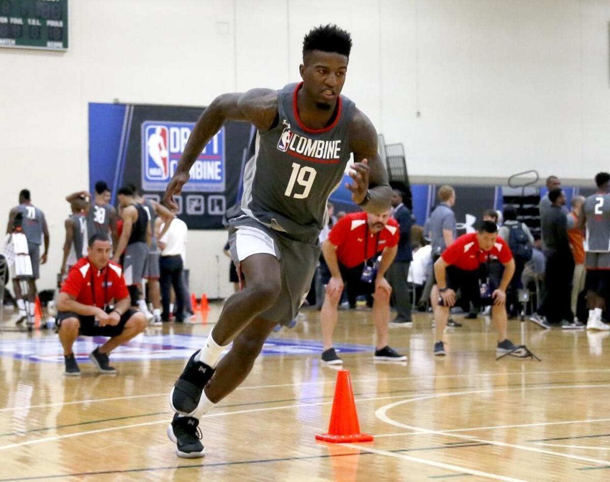 Oregon's Jordan Bell would need to improve considerably to stretch the floor with 3-point shooting,