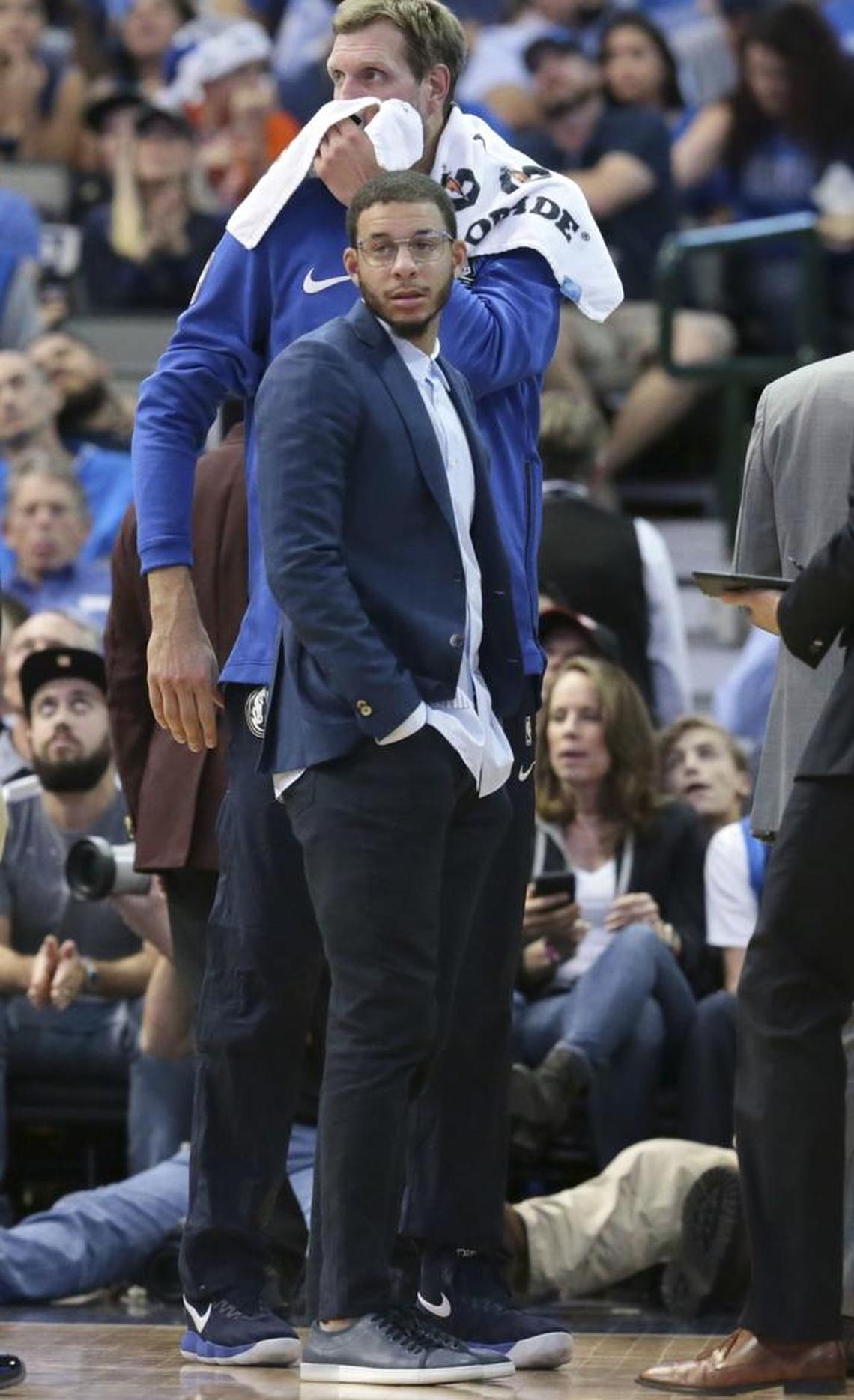 Dallas Mavericks guard Seth Curry has missed the season with a stress reaction in his left tibia.
