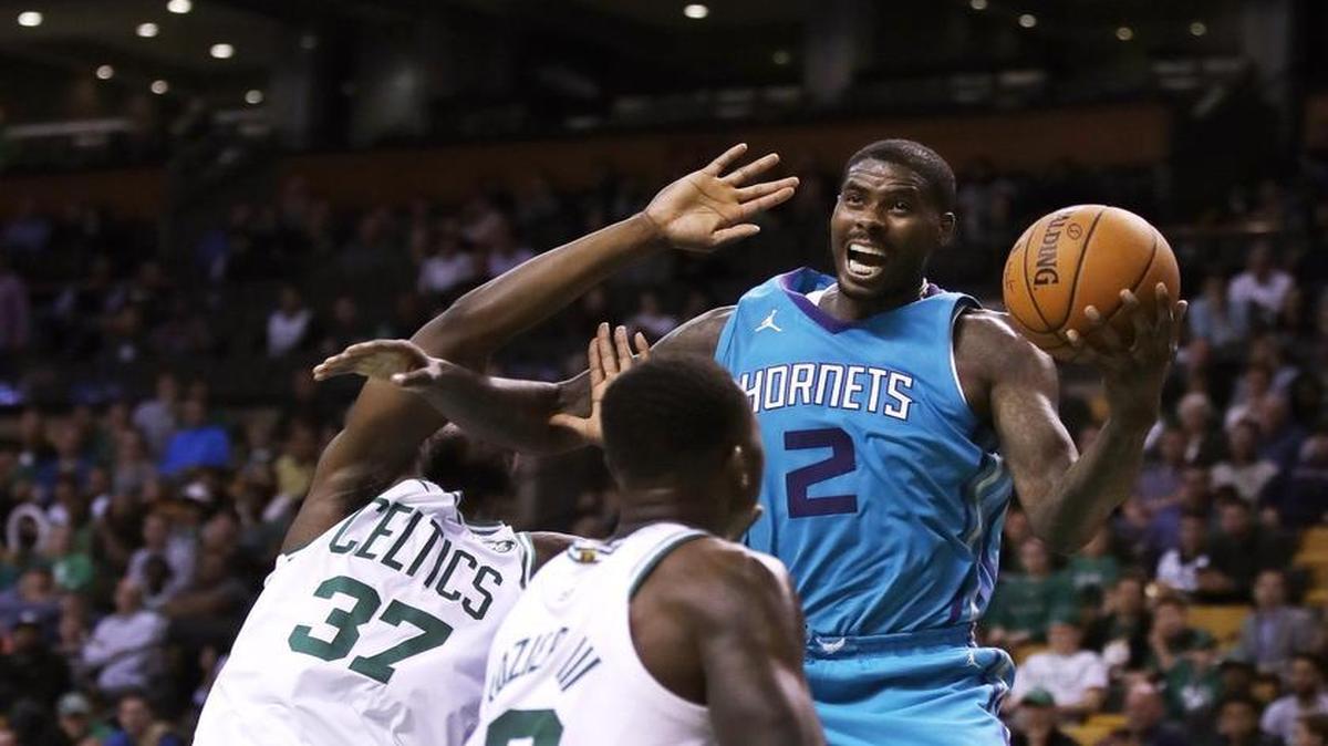 Charlotte Hornets veteran Marvin Williams (2) could play some small forward to help fill the gap with Nic Batum injured.