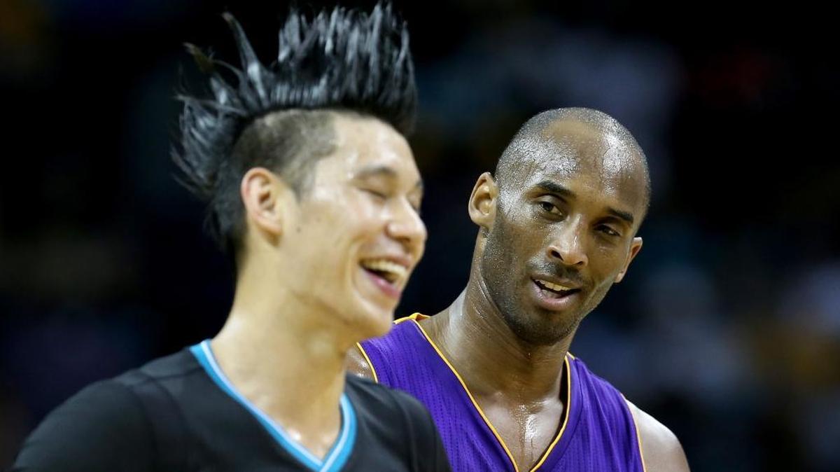 Sunday’s game is the Charlotte Hornets’ last matchup with future Hall of Famer Kobe Bryant, right, who was originally drafted to Charlotte, then traded to the Los Angeles Lakers in a pre-arranged deal.