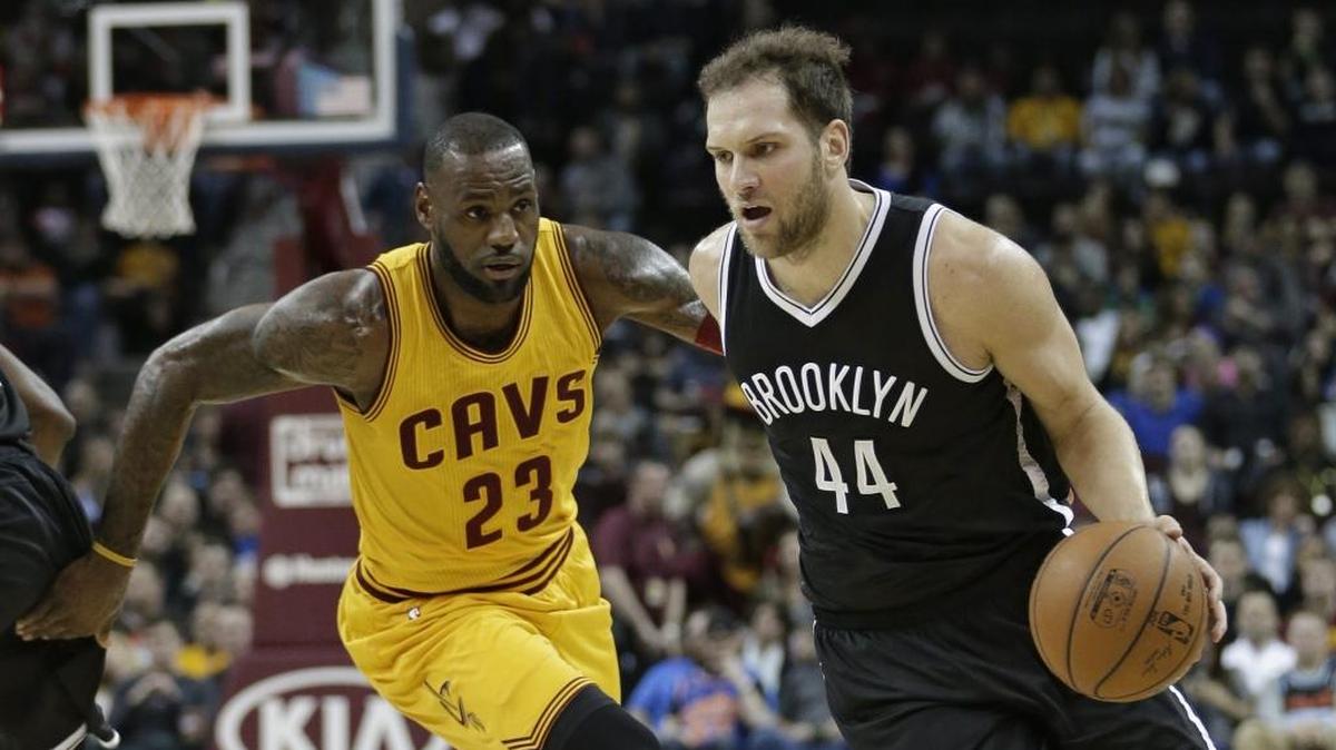 Brooklyn Nets’ Bojan Bogdanovic (44) is a long-range shooting threat who stretches opposing defenses.