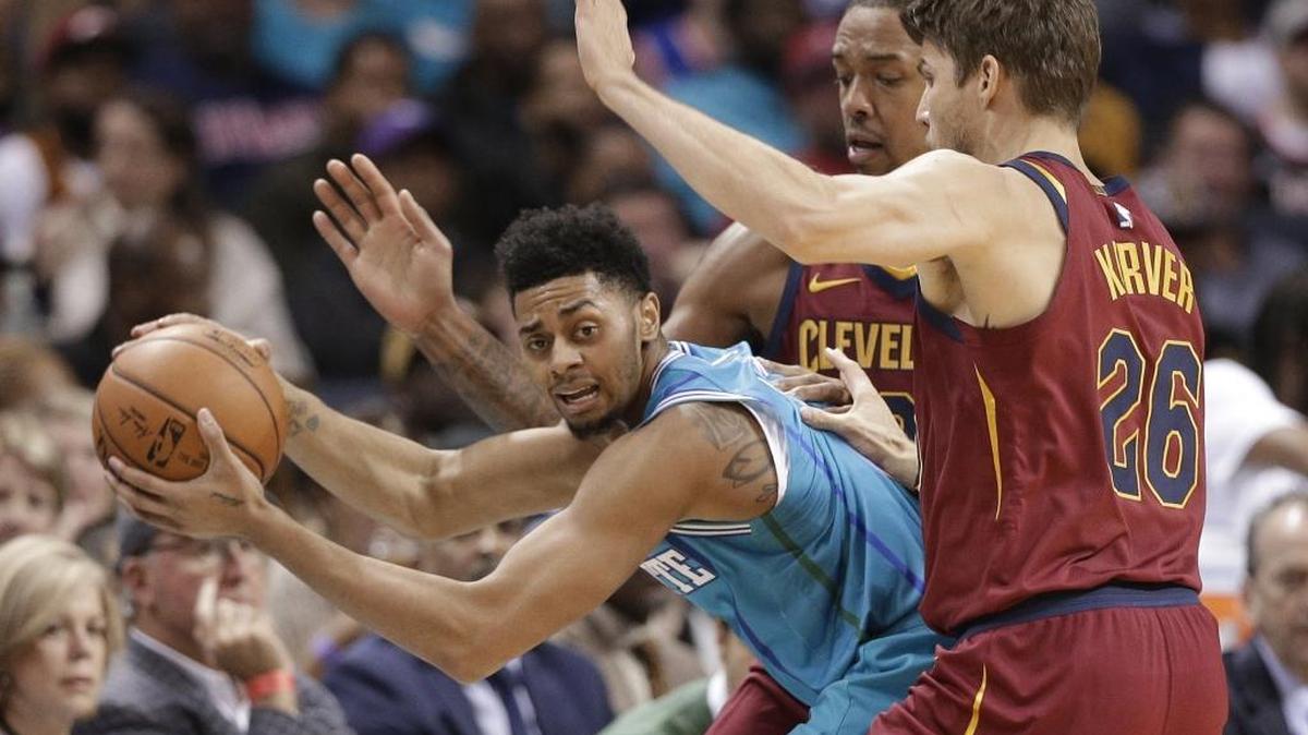 Charlotte Hornets guard Jeremy Lamb (with ball) had an off-season that raised his profile this season.