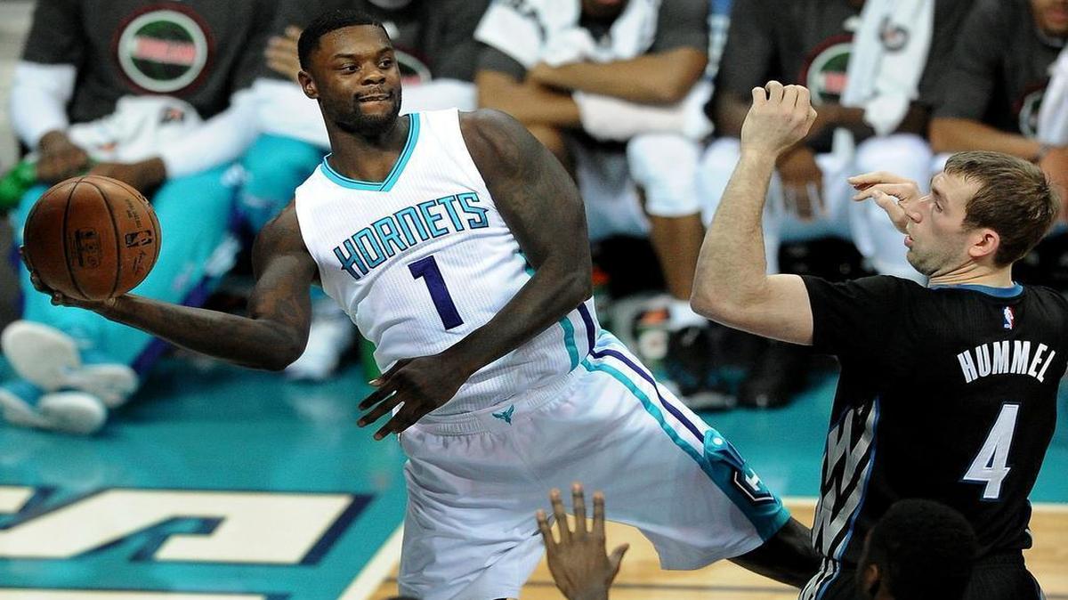 
Charlotte Hornets guard Lance Stephenson could be heading to the Los Angeles Clippers. 
