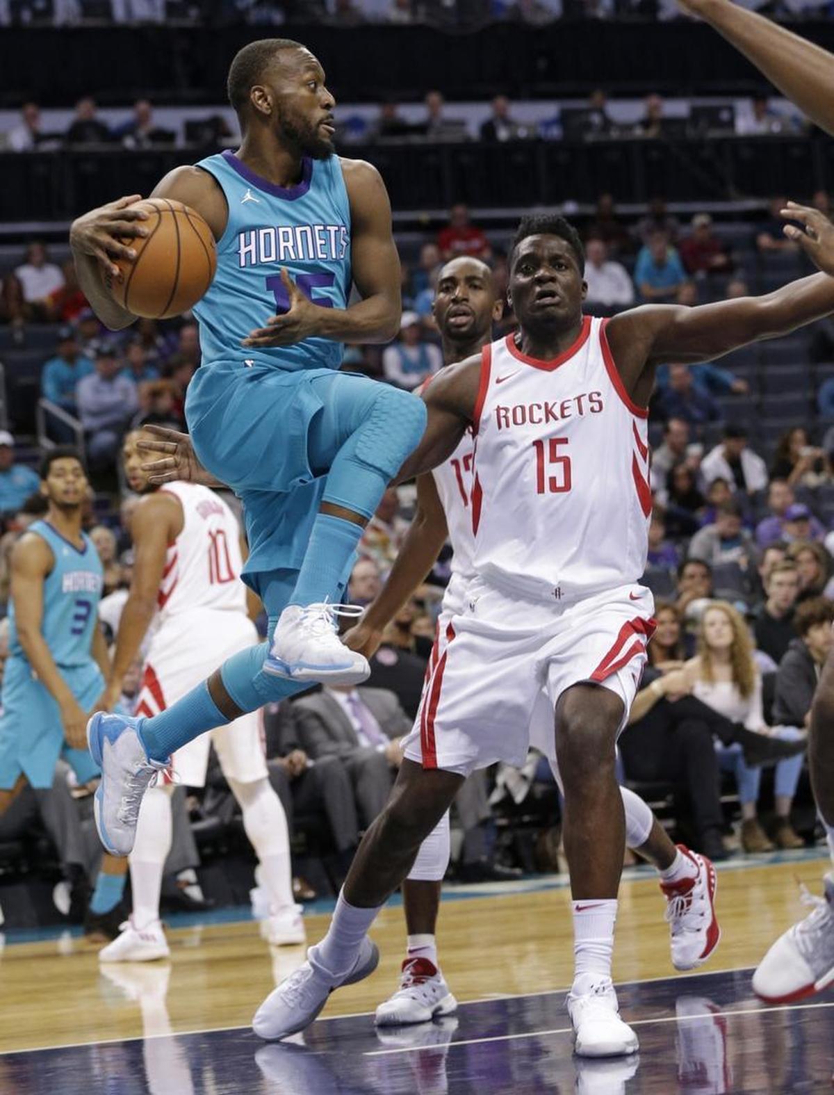 Point guard Kemba Walker finished Friday’s game with 26 points, his third game of 20 or more points this season.