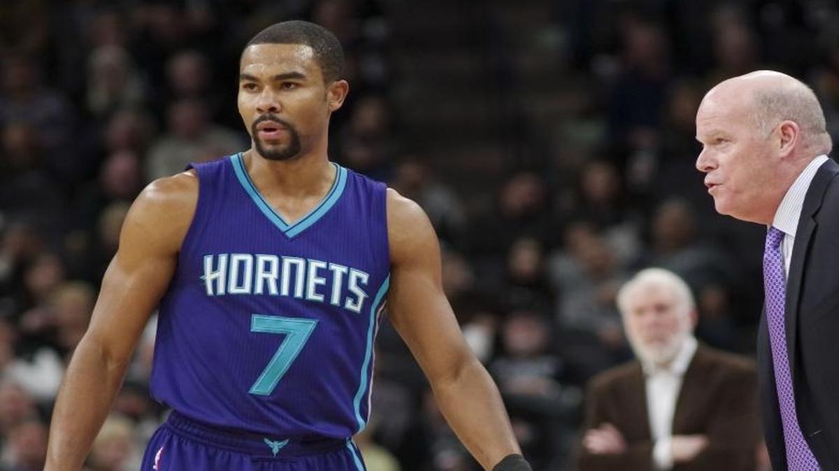 Charlotte Hornets guard Ramon Sessions (7) said it’s not yet decided whether he will need surgery on his left knee to repair a meniscus tear.