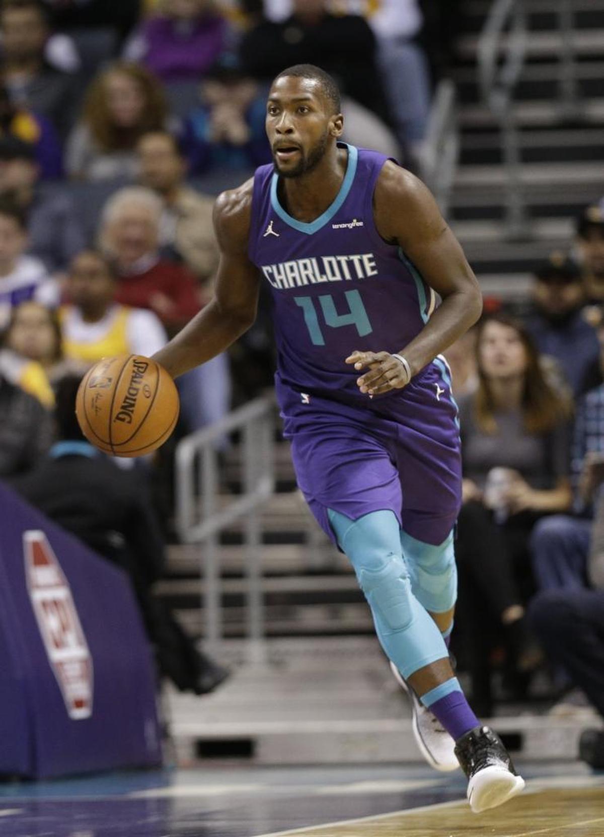 A better jump shot has opened up another skill that was already a strength for Charlotte Hornets guard Michael Kidd-Gilchrist (14) – ballhandling.