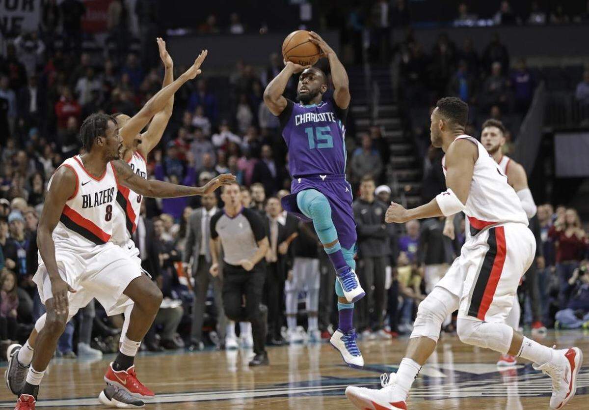 The Charlotte Hornets’ 93-91 loss to the Portland Trail Blazers on Saturday should not have come down to this desperation half-court shot from Kemba Walker as time expired.