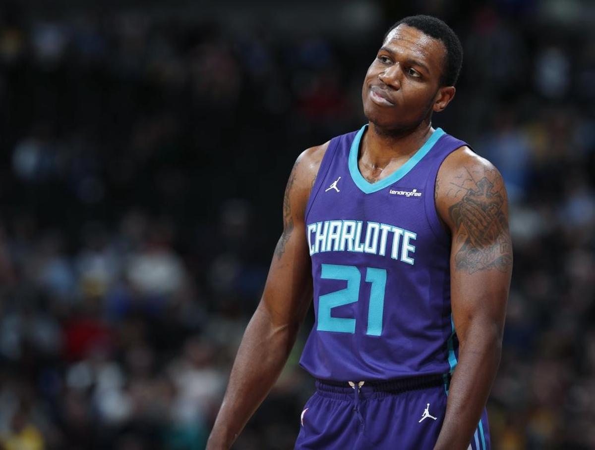 Forward Treveon Graham averaged about 16 minutes per game last season for the Charlotte Hornets. He'll be a free agent July 1.