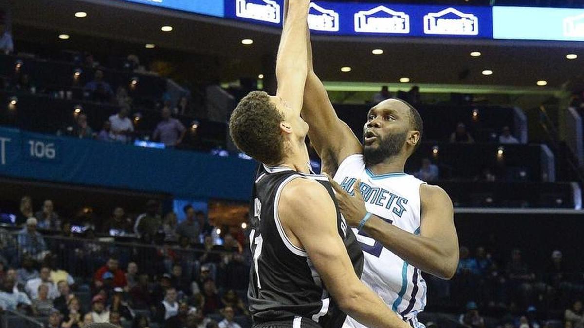 Al Jefferson, shooting over Brooklyn’s Brook Lopez earlier this season, has avearged 2.5 points and 4.0 rebounds since returning from an 11-game absence.