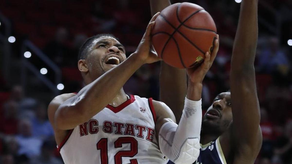 Former Olympic High standout Allerik Freeman averages 15.9 points to lead N.C. State in scoring. Freeman and the Wolfpack will play host to Penn State Wednesday night.