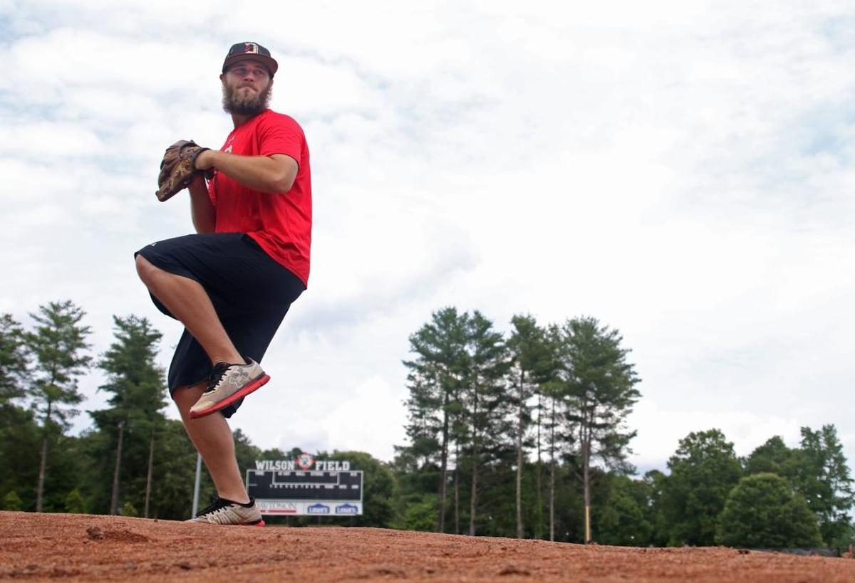 Davidson pitcher Durin O'Linger is a 5-foot-10 workhorse with a below-90s fastball and a reconstructed right arm.