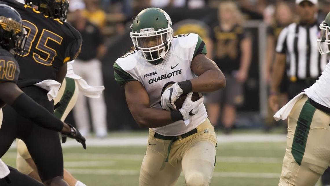The Charlotte 49ers rushed for a season-high 303 yards, led by senior running back Kalif Phillips’ season-high 183 yards, to win 38-27 at Southern Miss in Conference USA football.