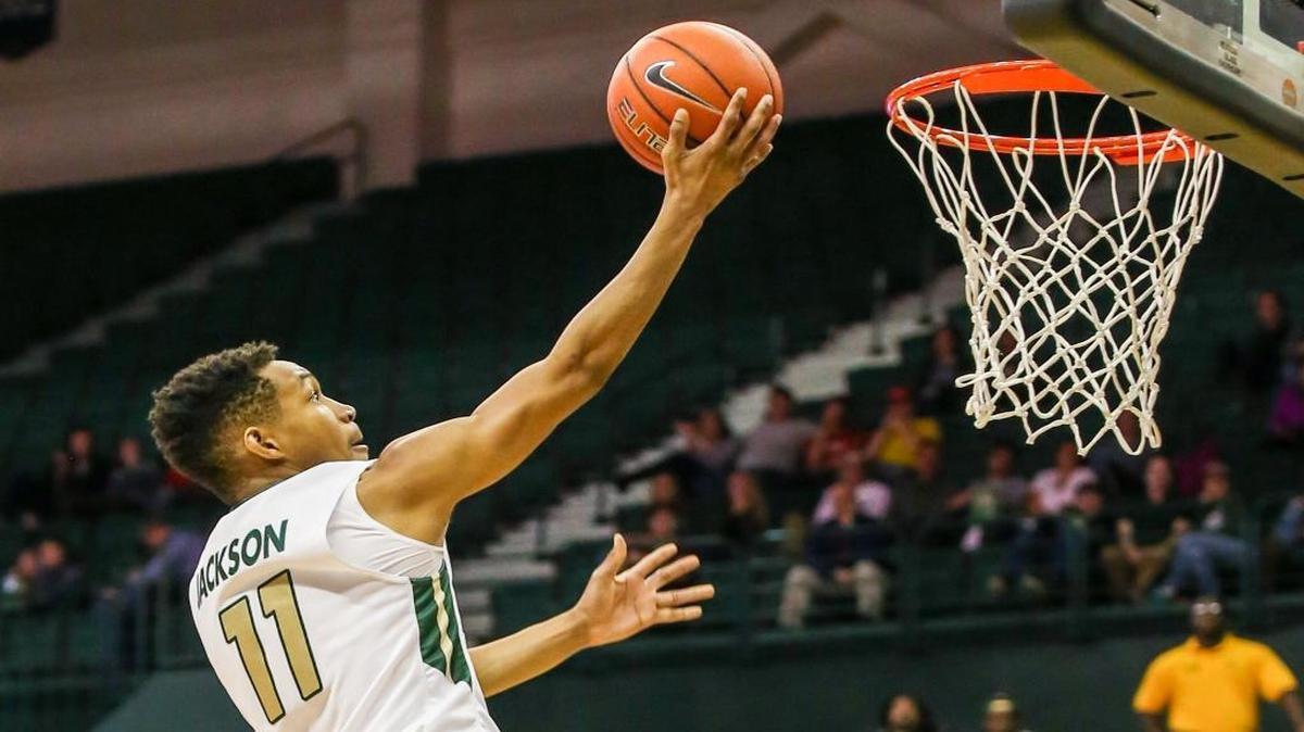 Charlotte 49ers guard Quentin Jackson (11) drives for a layup during Thursday’s Conference USA game against Louisiana Tech at Halton Arena.
