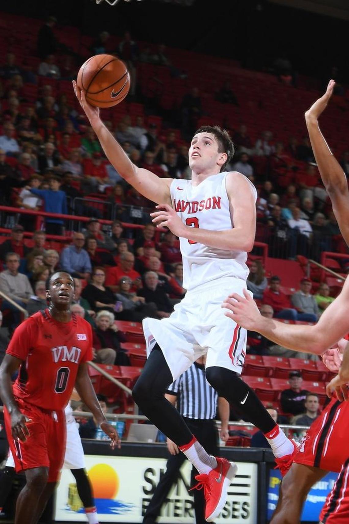 Davidson guard Jon Axel Gudmundsson is a sophomore from Iceland. He has played a big role in the Wildcats’ fast start in the Atlantic 10 Conference.