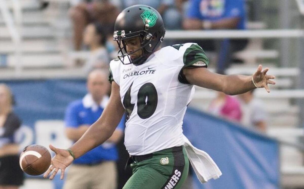 Charlotte 49ers punter Arthur Hart has been deaf since birth, but it didn’t stop him from achieving his dream of going to college on a football scholarship. He’ll play his final game this season on Saturday at Texas-San Antonio.