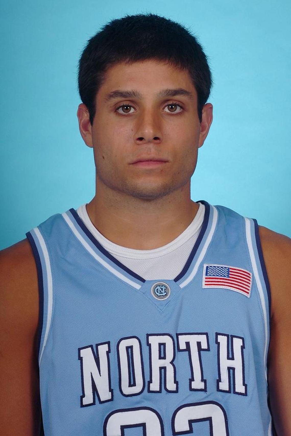 UNC Greensboro coach Wes Miller was a guard on the North Carolina men’s basketball team that won the 2005 NCAA championship under coach Roy Williams.