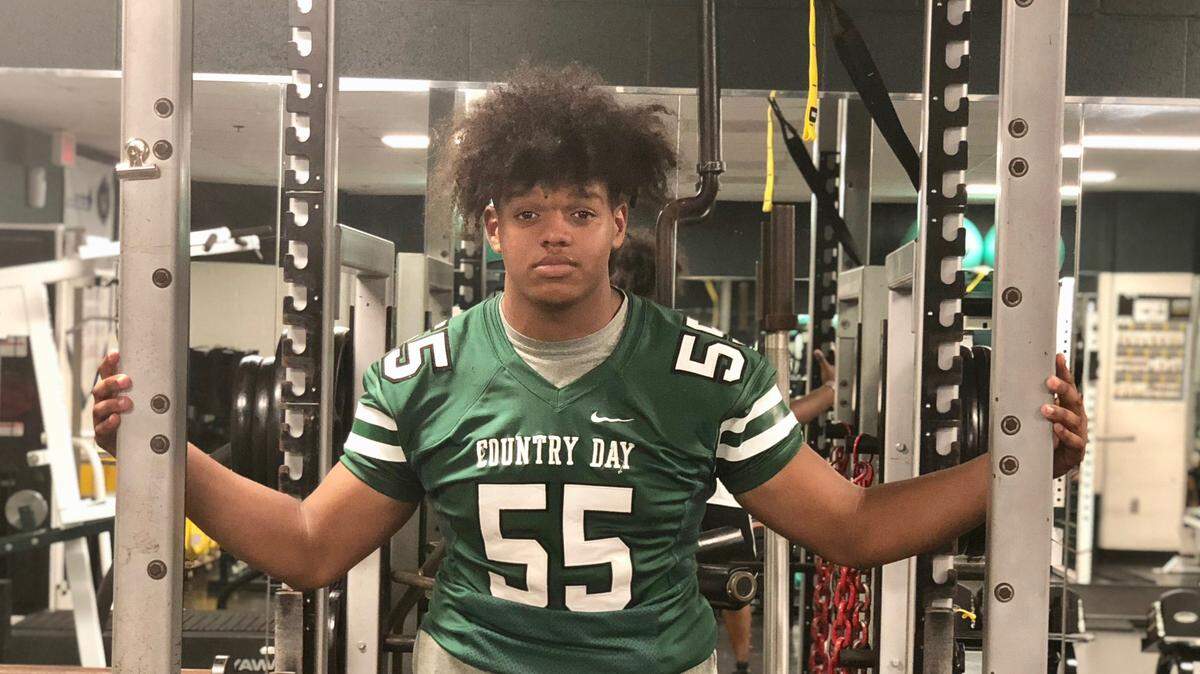 Charlotte Country Day offensive lineman Triston Miller is a major college football recruit. He'll pick a school June 29.