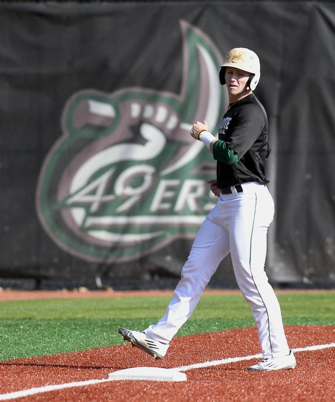 Charlotte 49ers infielder Brett Netzer tweeted before the season that “Less noise = More clarity.” But getting away from the buzz surrounding his major-league draft projections hasn’t been easy.