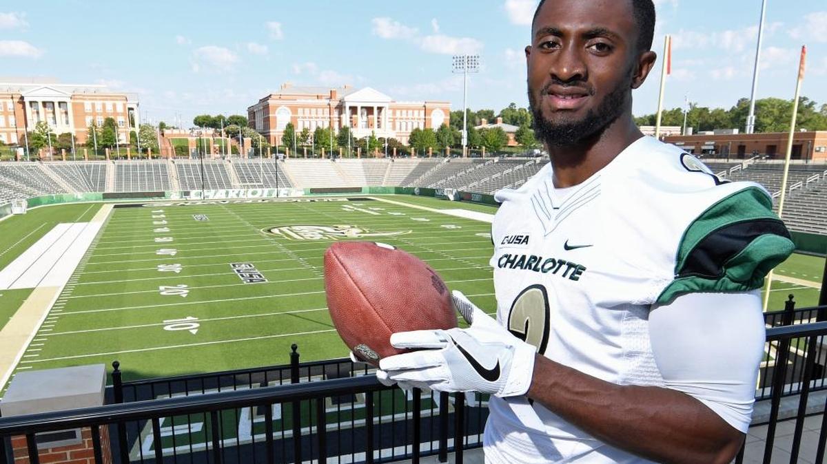 Cornerback Kedrick Davis has been a leader on and off the field for the Charlotte 49ers since transferring from North Carolina, where he received two degrees.