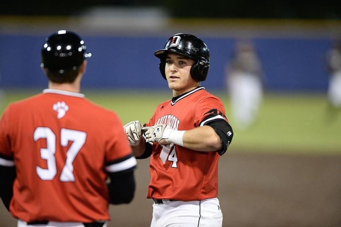 Davidson’s Alec Acosta had a record five home runs, at least one fueled by a late-night burrito, in the postseason to help the Wildcats win their first Atlantic 10 baseball championship.