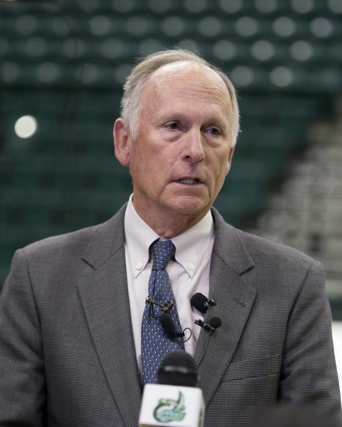 UNC Charlotte Chancellor Philip L. Dubois on Thursday recognized outgoing athletics director Judy Rose for her many accomplishments.