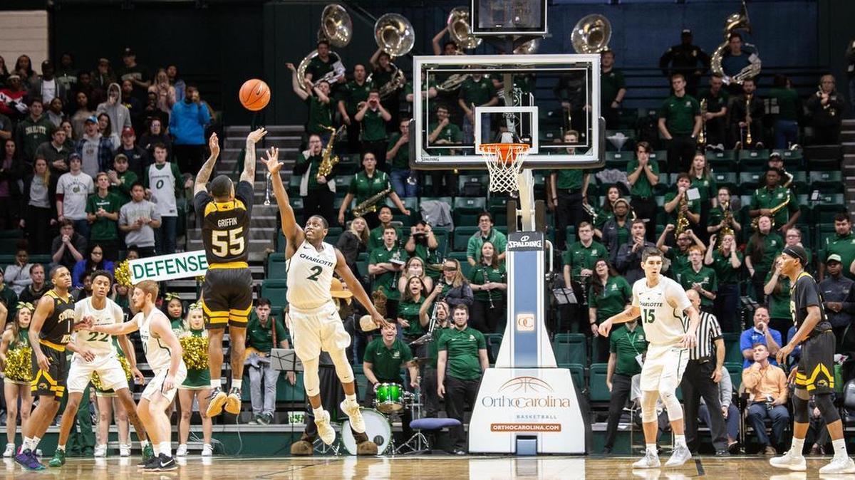Tyree Griffin’s 3-pointer with 2 seconds left sends Southern Miss to a 63-60 Conference USA men’s basketball victory Thursday night.
