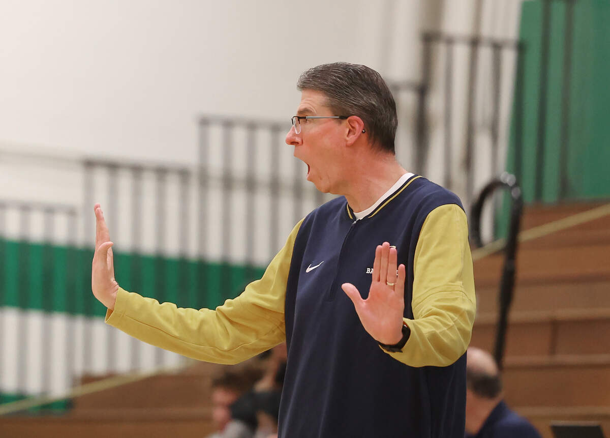 Gaston College head basketball coach Benny Moss watches talks to his team during a game against Caldwell Community College and Technical Institute on Jan. 21, 2026, at Ashbrook High School in Gastonia. Moss is a former Charlotte 49ers assistant.