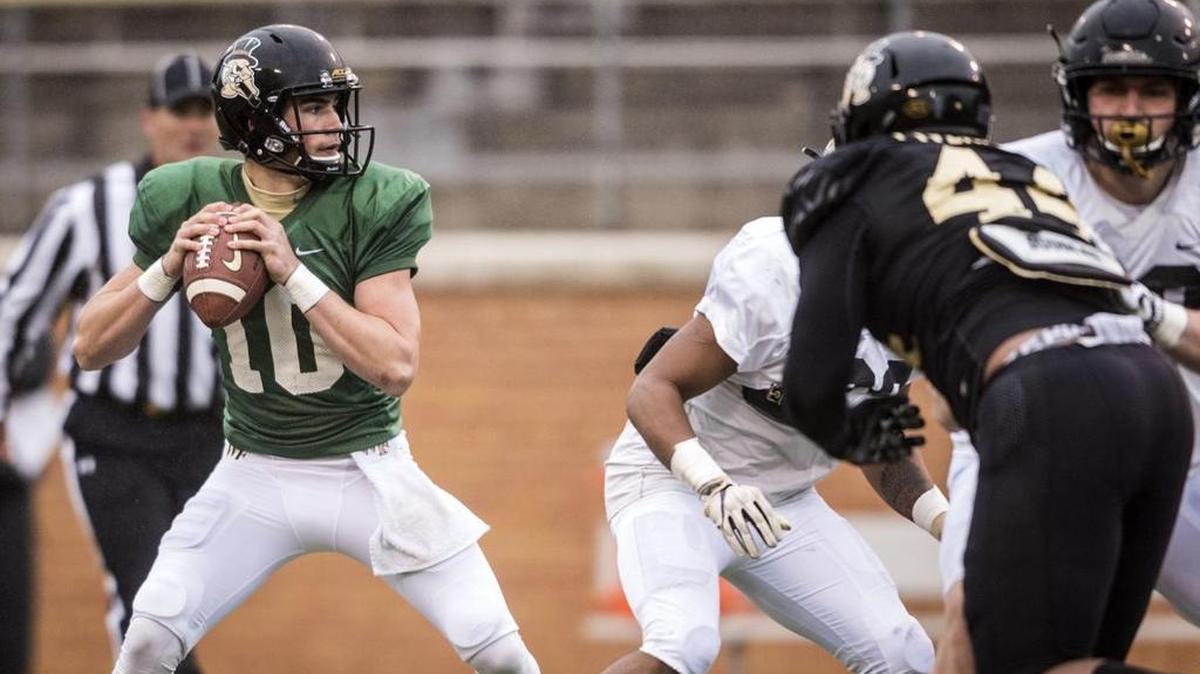Wake Forest freshman Sam Hartman (left) will be the starting quarterback Thursday night when the Deacons visit Tulane in the teams’ season opener.