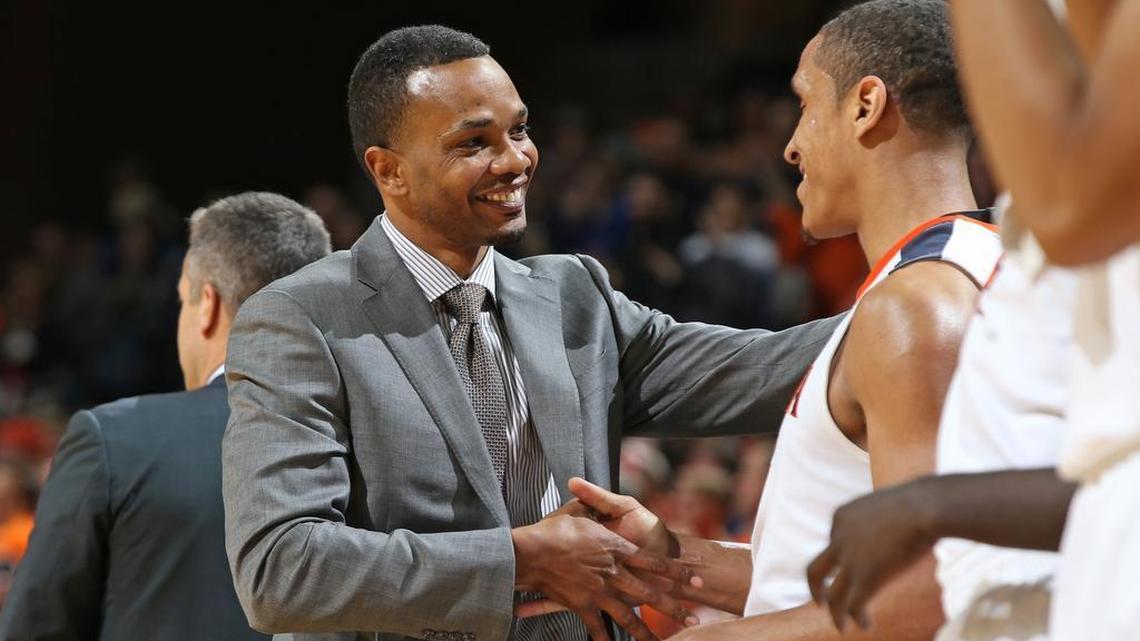 University of Virginia associate head basketball coach Ron Sanchez followed head coach Tony Bennett from Washington State to Charlottesville. He is known as a top recruiter.