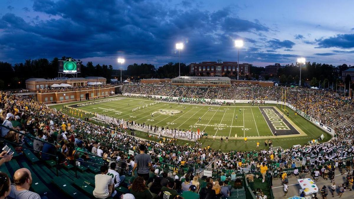 The Charlotte 49ers’ football game with ODU has been rescheduled for Thursday at 4 p.m. at Richardson Stadium.