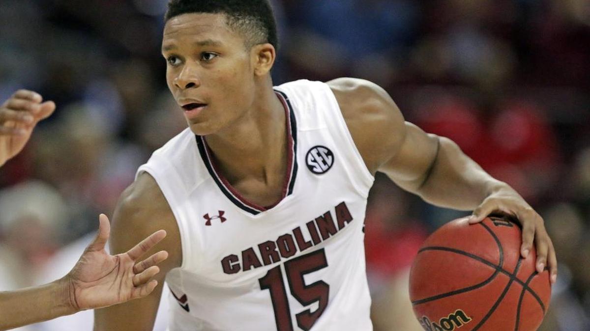 South Carolina sophomore guard P.J. Dozier has scored 20 or more points in three straight games for the No.16-ranked Gamecocks, who will visit South Florida on Saturday.